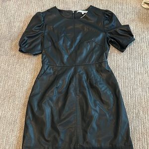 Cupcakes and Cashmere vegan leather dress